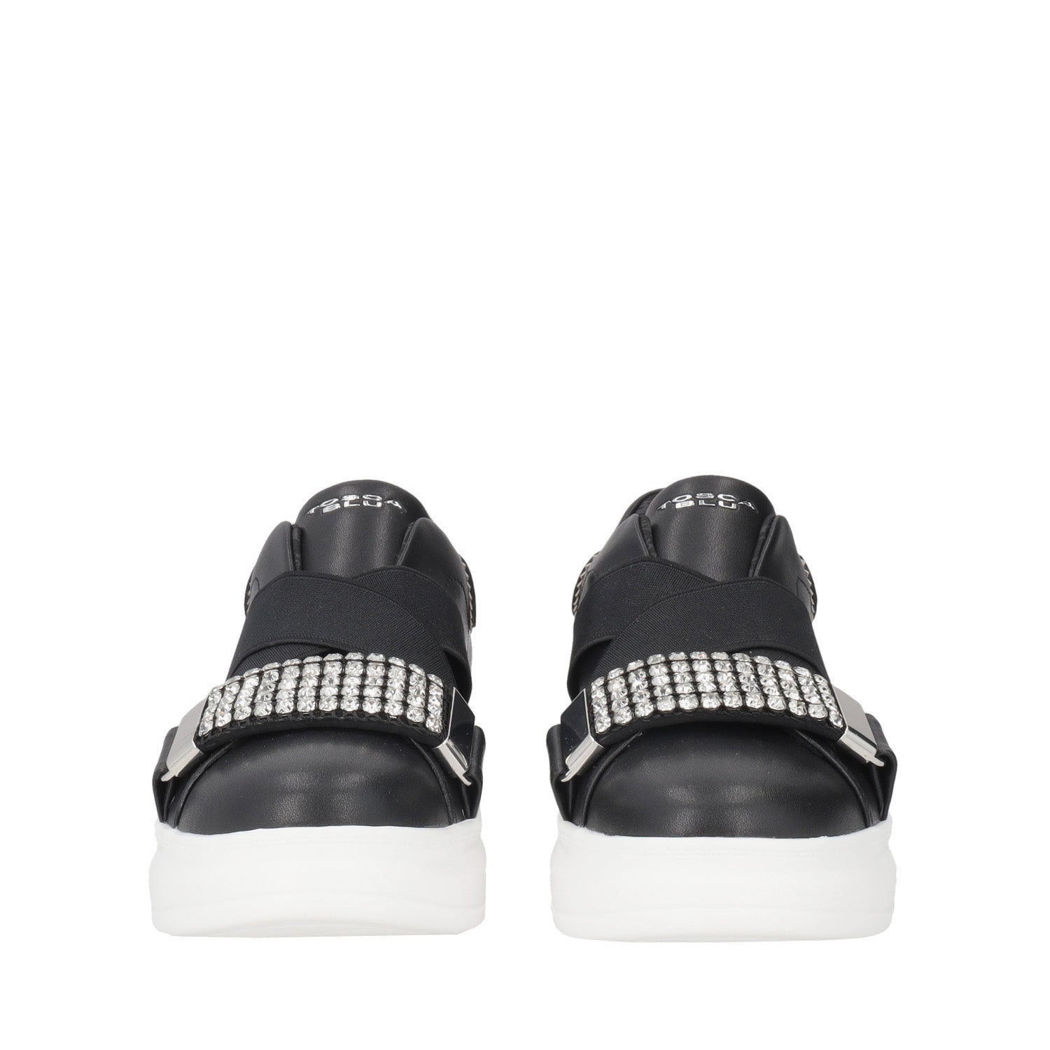 SNEAKER JULIETTE CON ACCESSORIO IN STRASS COLORE NERO