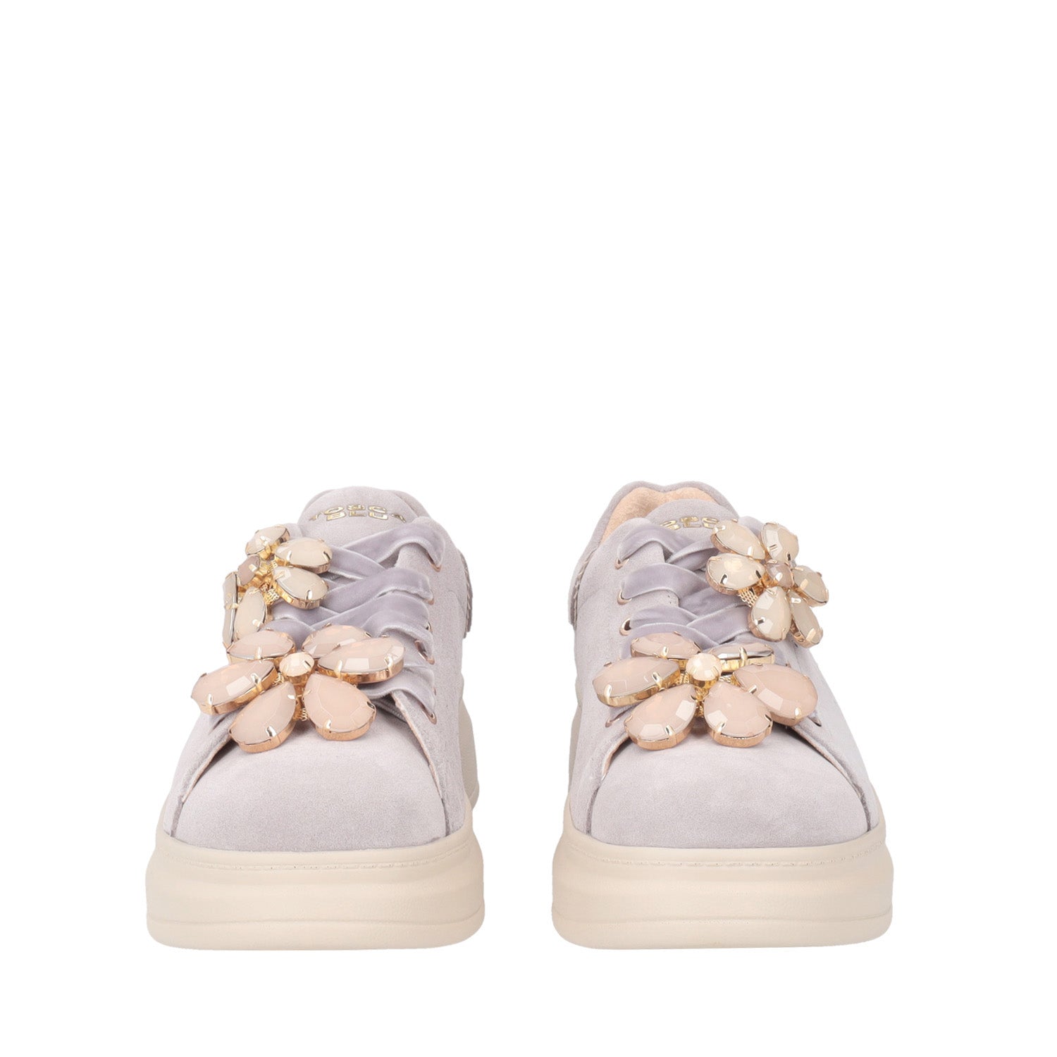 MALLOW JULIETTE SNEAKER WITH FLOWER IN STONES