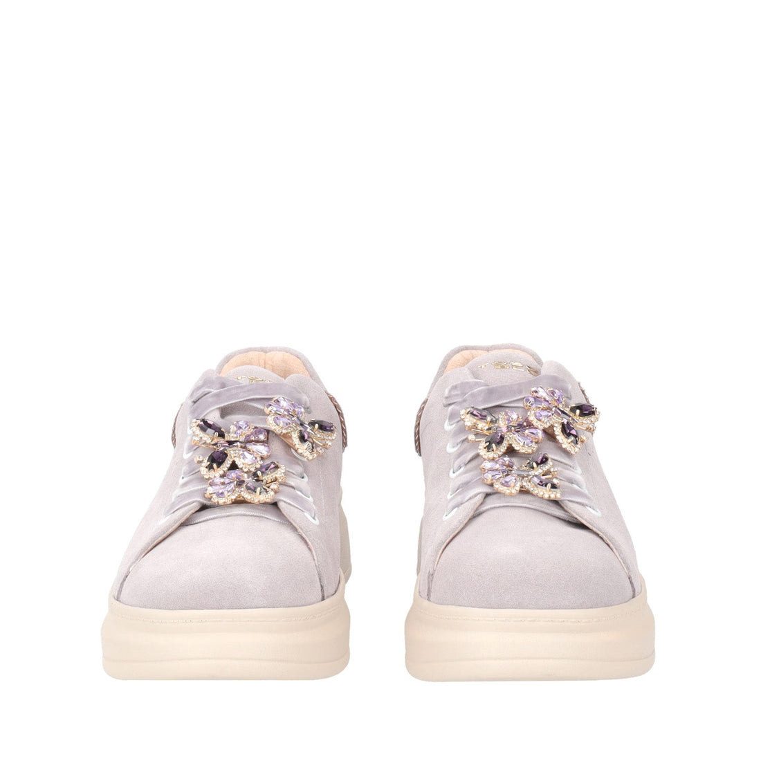 MALLOW JULIETTE SNEAKER IN SUEDE WITH BUTTERFLIES