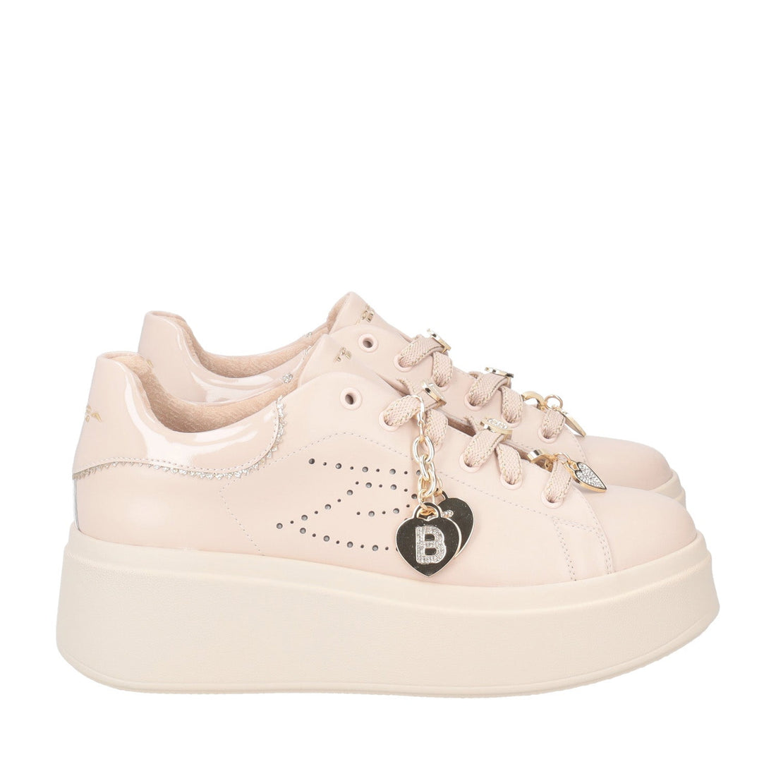 NUDE LILY SNEAKERS WITH CHARMS