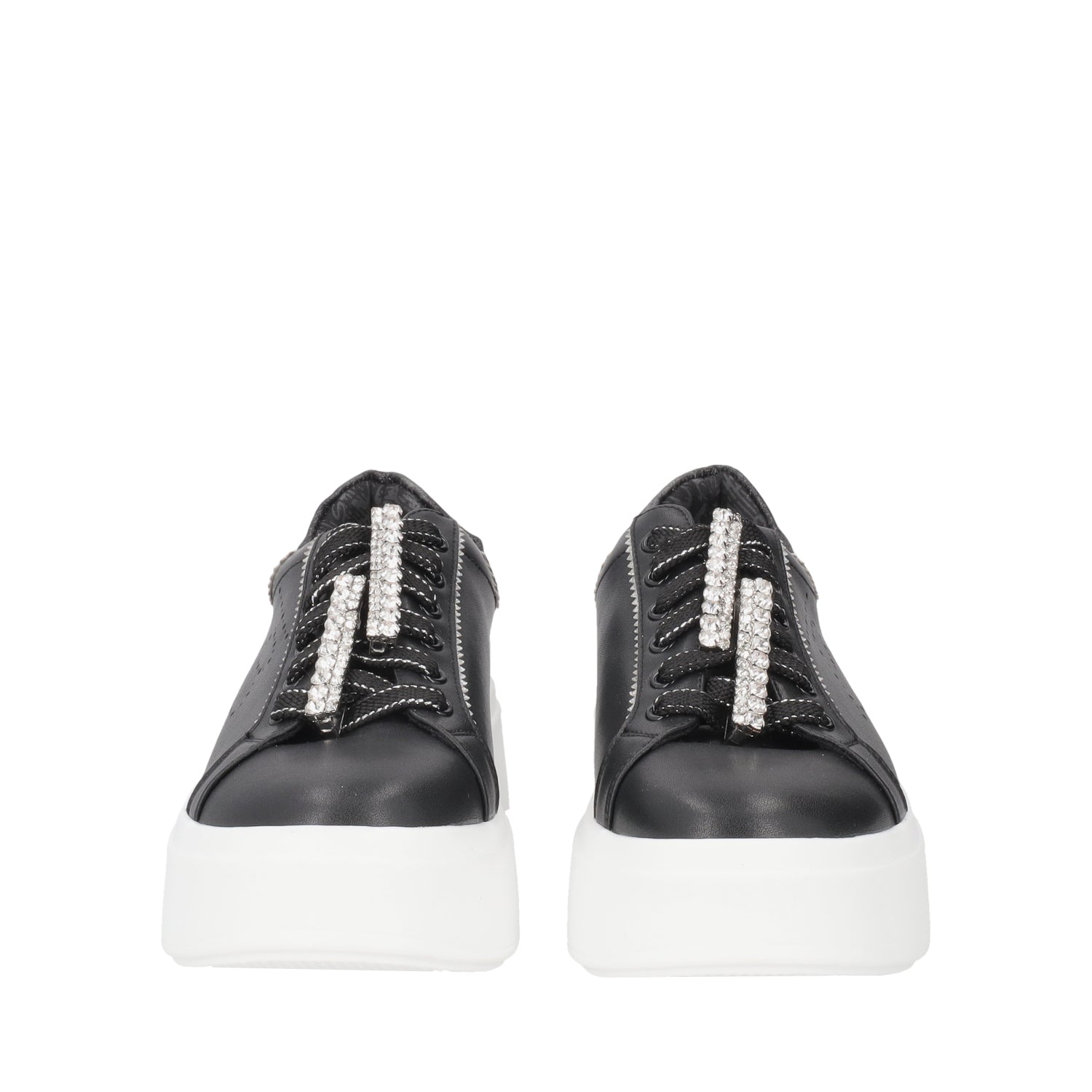 SNEAKER LILY CON ACCESSORI STRASSATI COLORE NERO