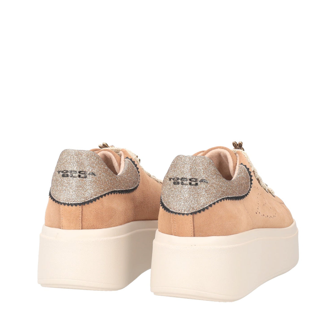 TAN LILY SNEAKER IN SUEDE WITH ACCESSORIES