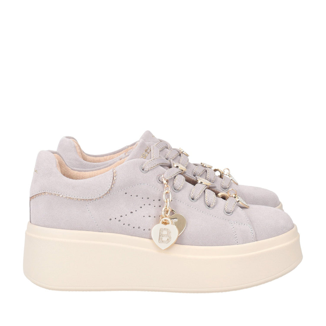 MALLOW LILY SNEAKERS IN SUEDE WITH CHARMS