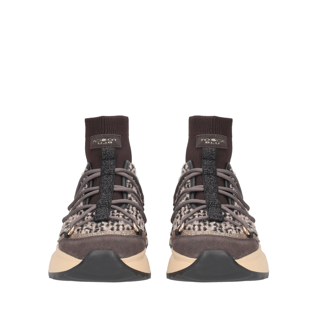 DARK BROWN ALASKA SNEAKERS IN FABRIC