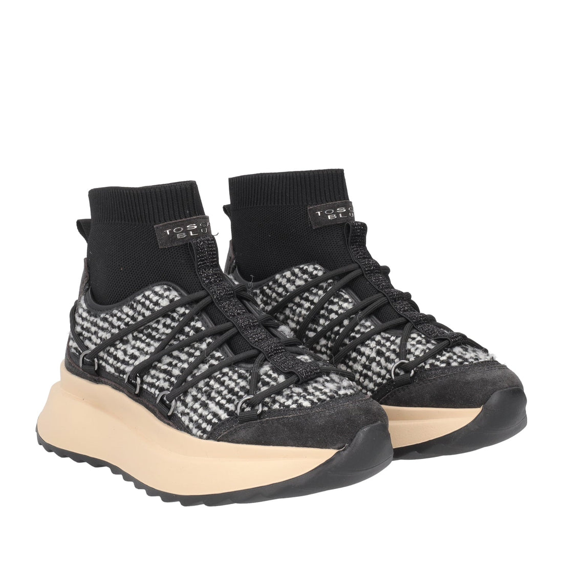 SNEAKER ALASKA IN TESSUTO COLORE NERO