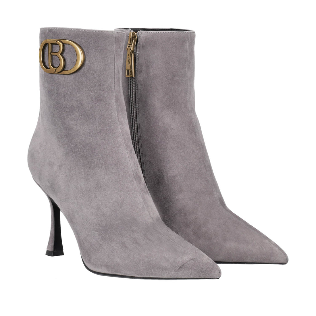 DARK GREY ICY ANKLE BOOT IN SUEDE