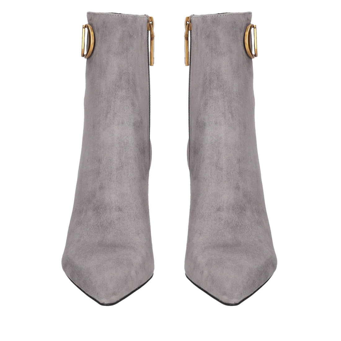 DARK GREY ICY ANKLE BOOT IN SUEDE