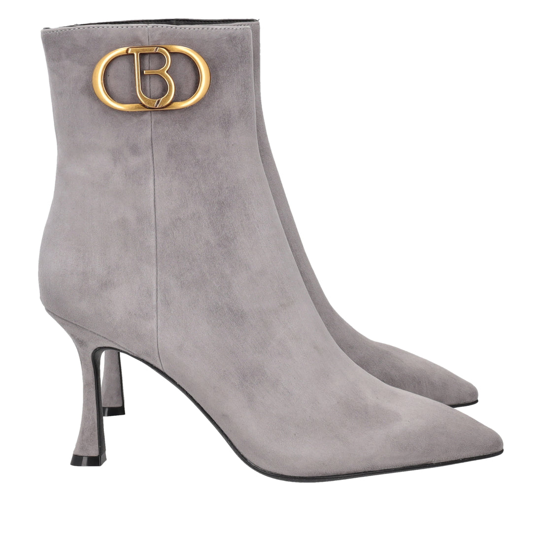 DARK GREY ICY ANKLE BOOT IN SUEDE