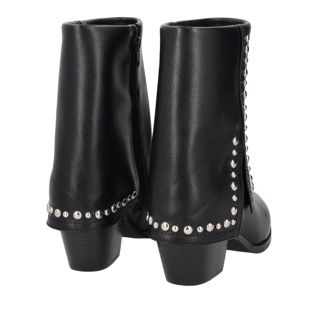 BLACK NEVADO ANKLE BOOT WITH STUDS