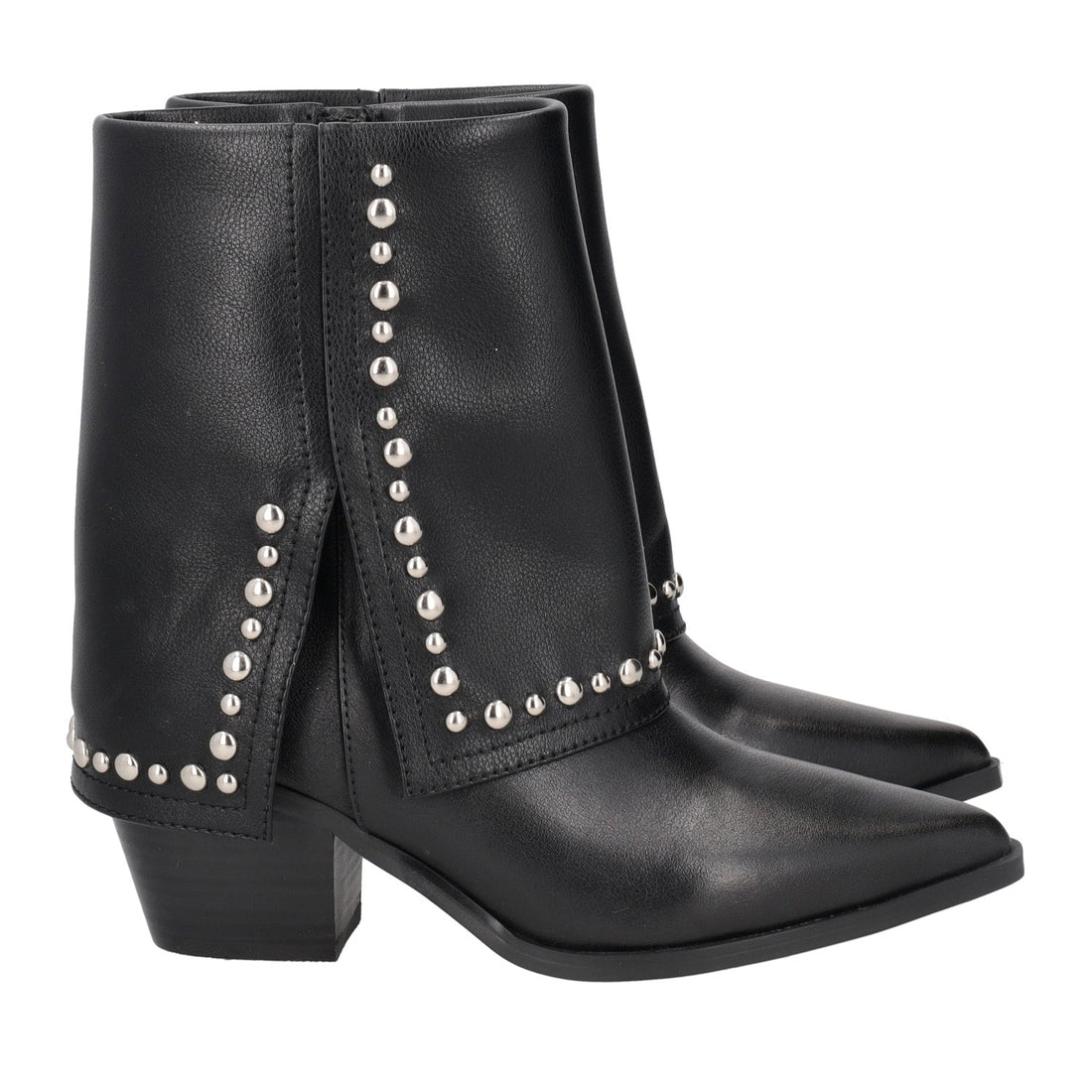 BLACK NEVADO ANKLE BOOT WITH STUDS