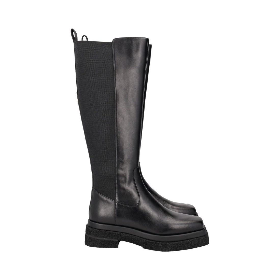 BLACK ROCKIES LEATHER BOOT WITH ELASTIC