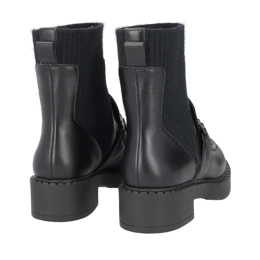 BLACK SESTRIERE BOOT WITH ACCESSORY