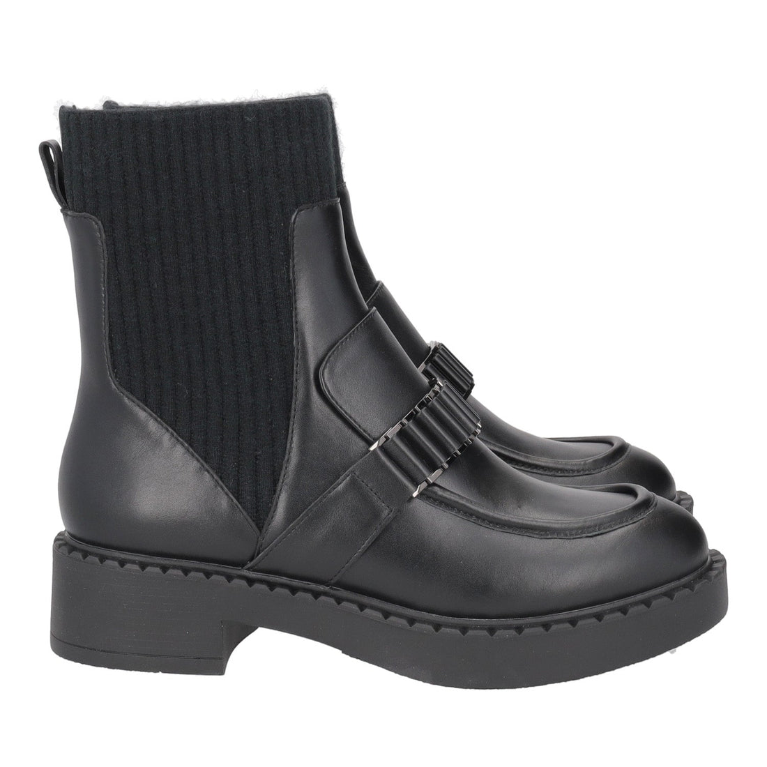 BLACK SESTRIERE BOOT WITH ACCESSORY