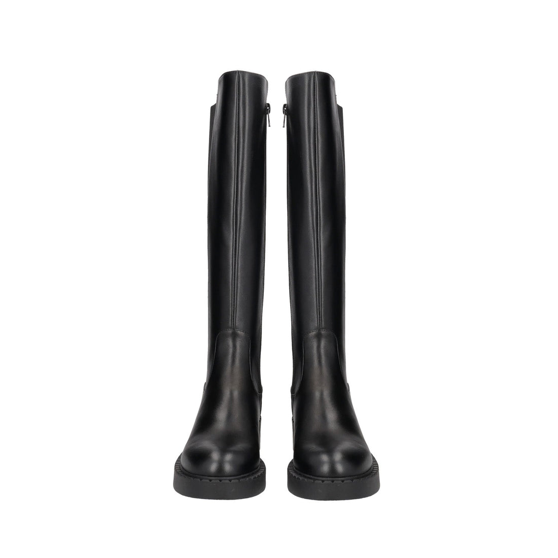 BLACK SESTRIERE BOOT WITH ELASTIC UPPER