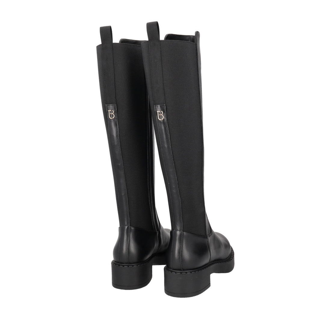 BLACK SESTRIERE BOOT WITH ELASTIC UPPER