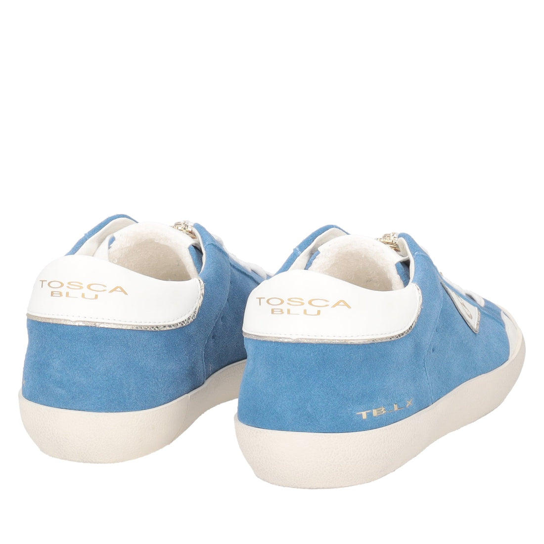 BLUE SIRIUS LEATHER SNEAKER WITH ACCESSORY