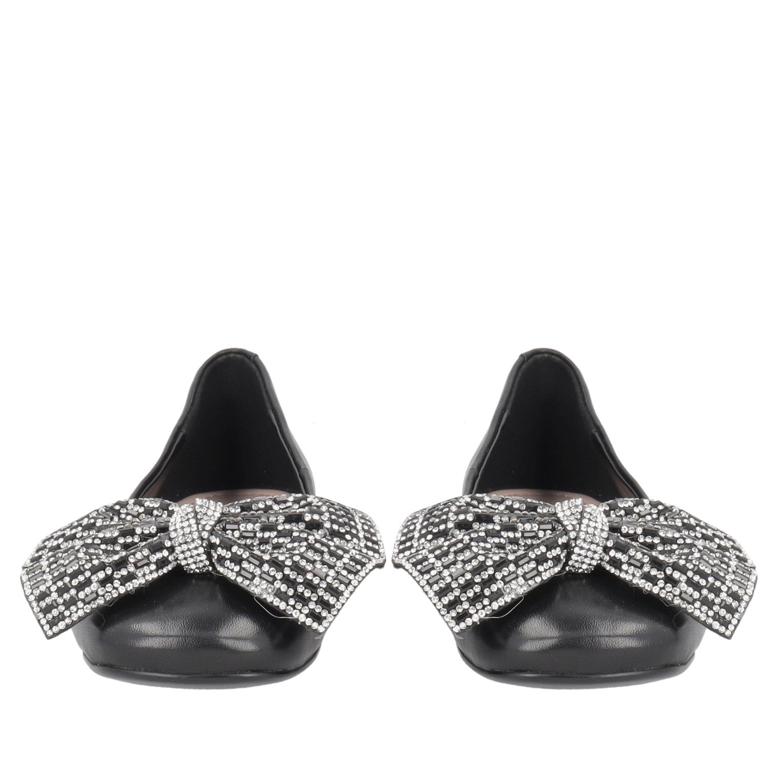 ToscaBlu ballerina eden in pelle con fiocco colore nero ss2515s141 c99_2