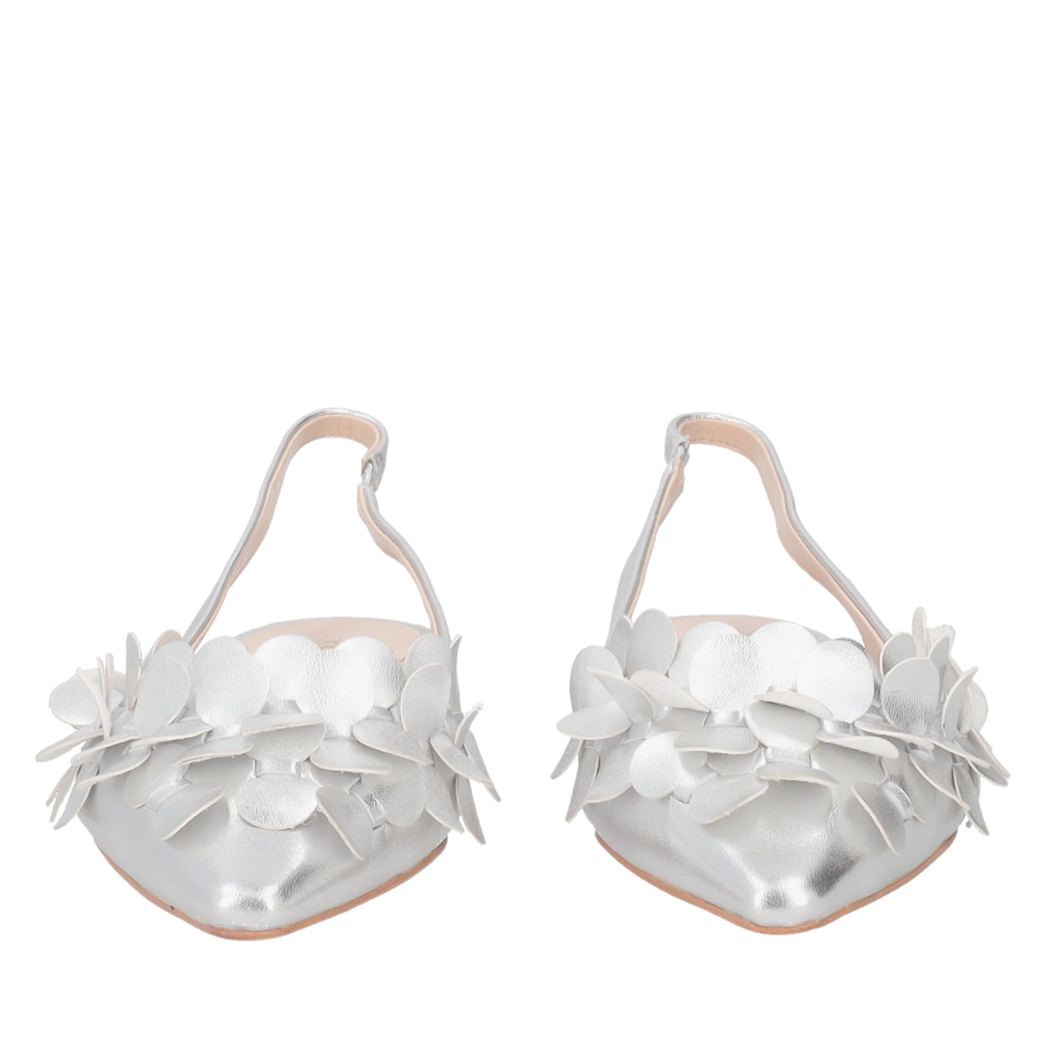 ToscaBlu slingback iris in pelle con cerchietti colore argento ss2519s180 c97_5