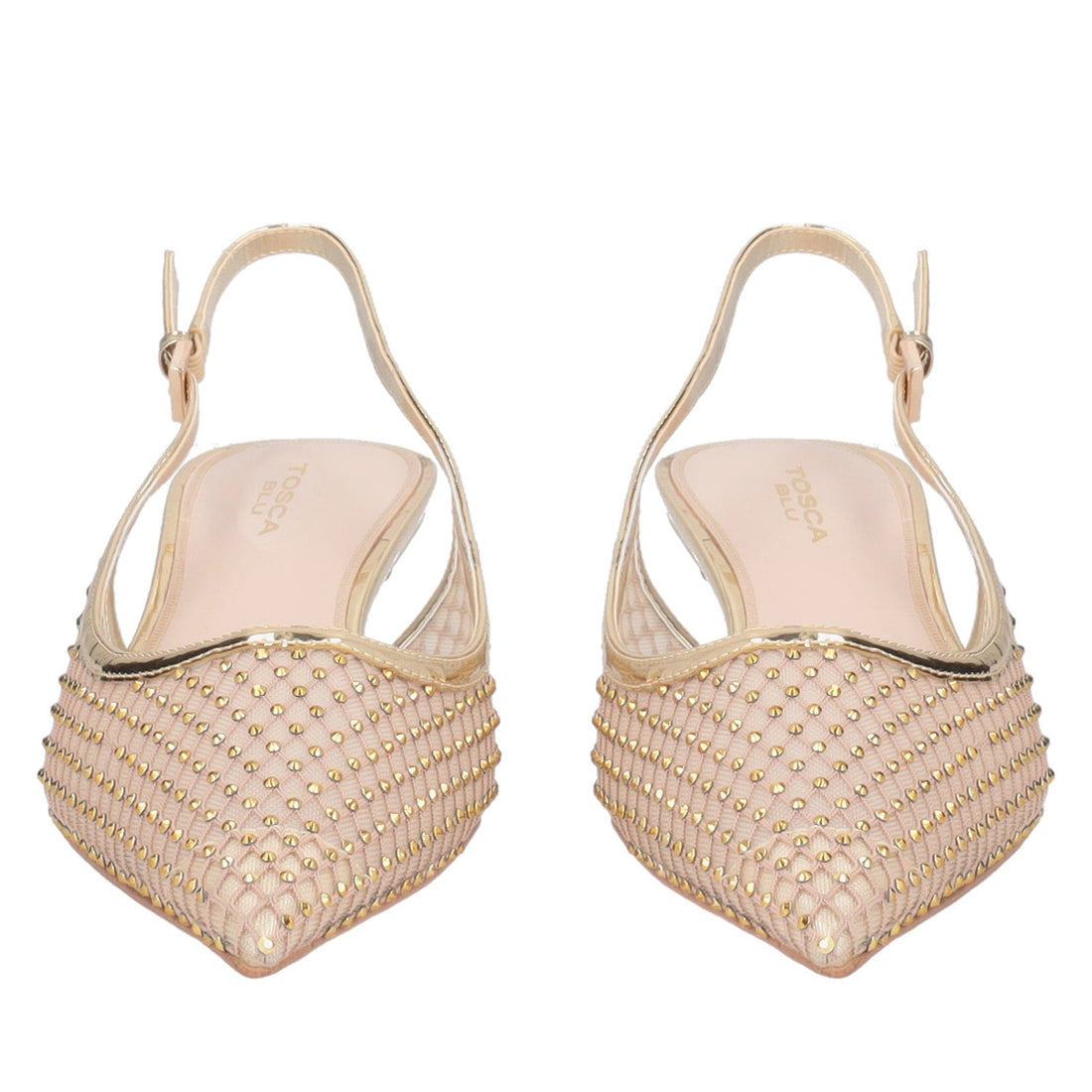 ToscaBlu slingback kelly in tessuto con strass colore oro ss2523s235 c98_2