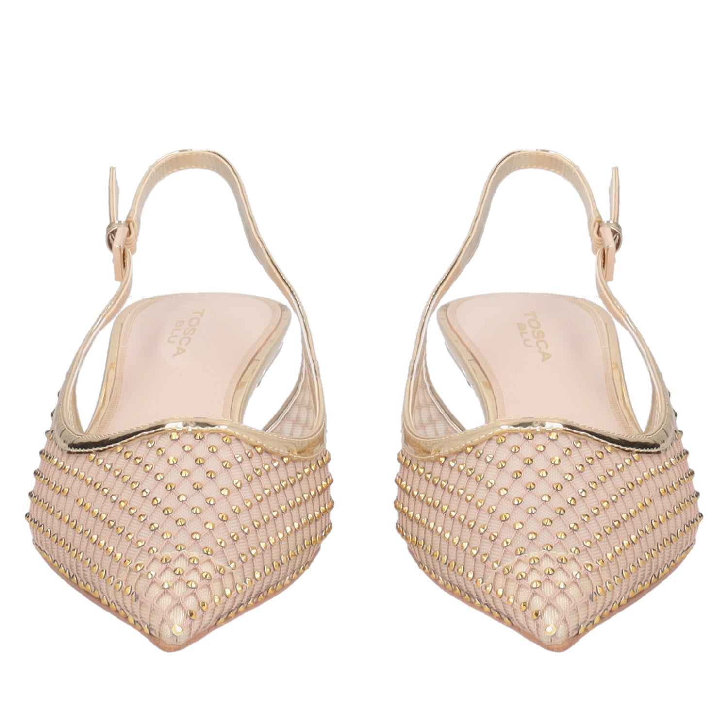 ToscaBlu slingback kelly in tessuto con strass colore oro ss2523s235 c98_2