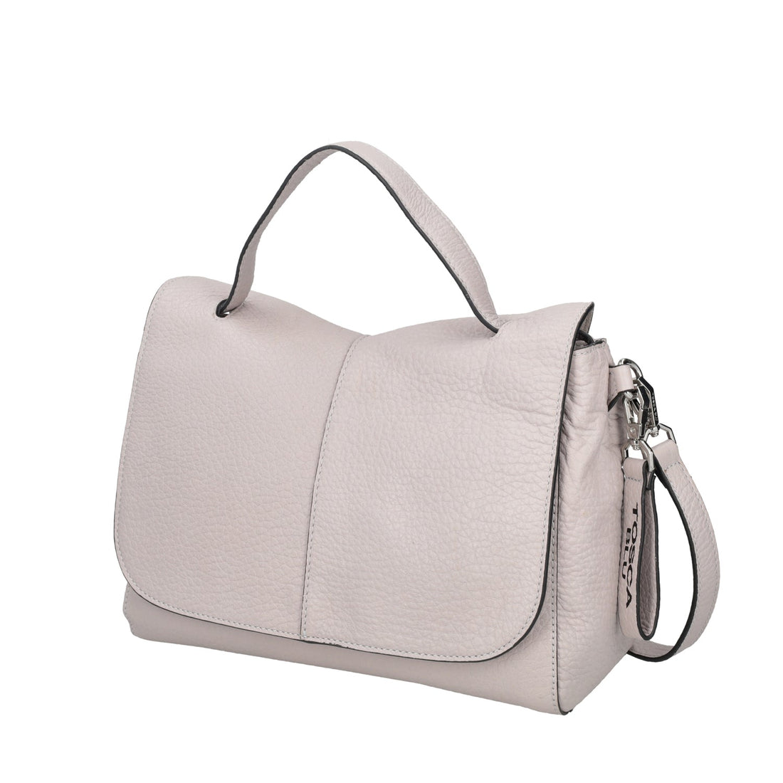 ICE SIERRA LEATHER HANDBAG WITH FLAP