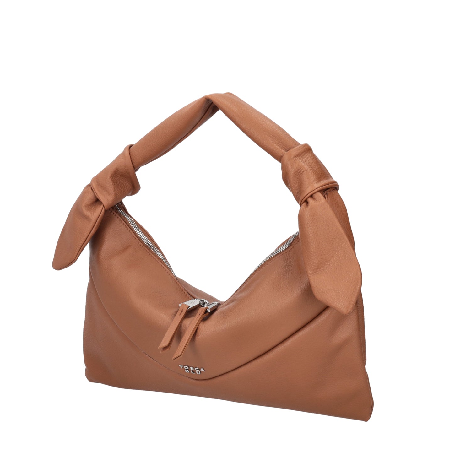 COGNAC MEDIUM CORTINA SHOULDER BAG