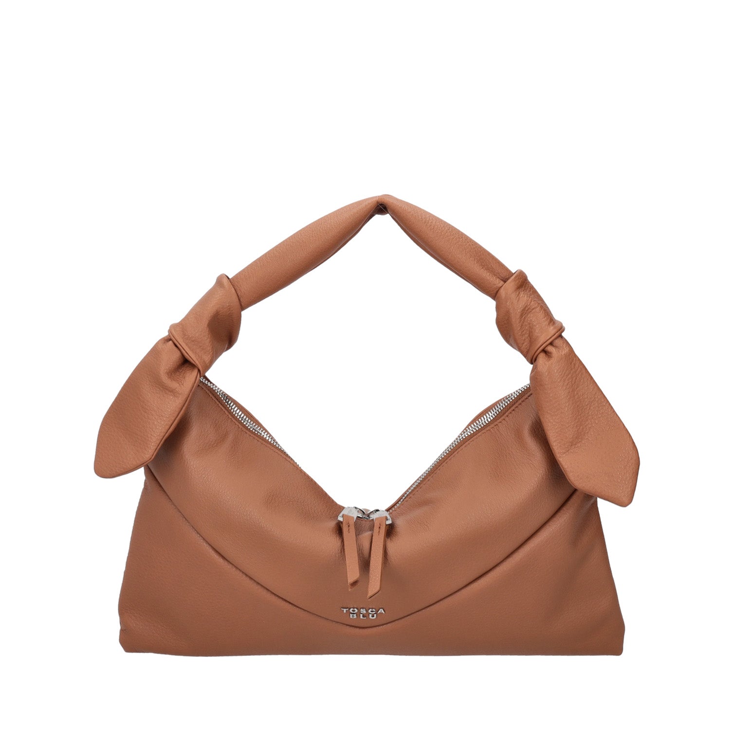 COGNAC MEDIUM CORTINA SHOULDER BAG