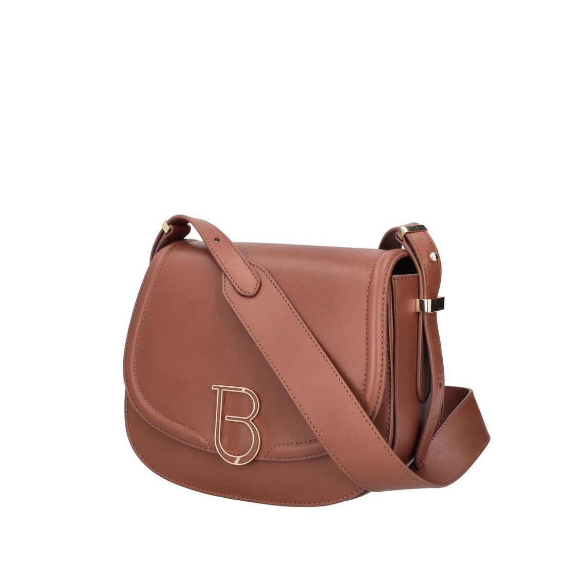 BROWN VERBIER CROSSBODY BAG WITH LOGO