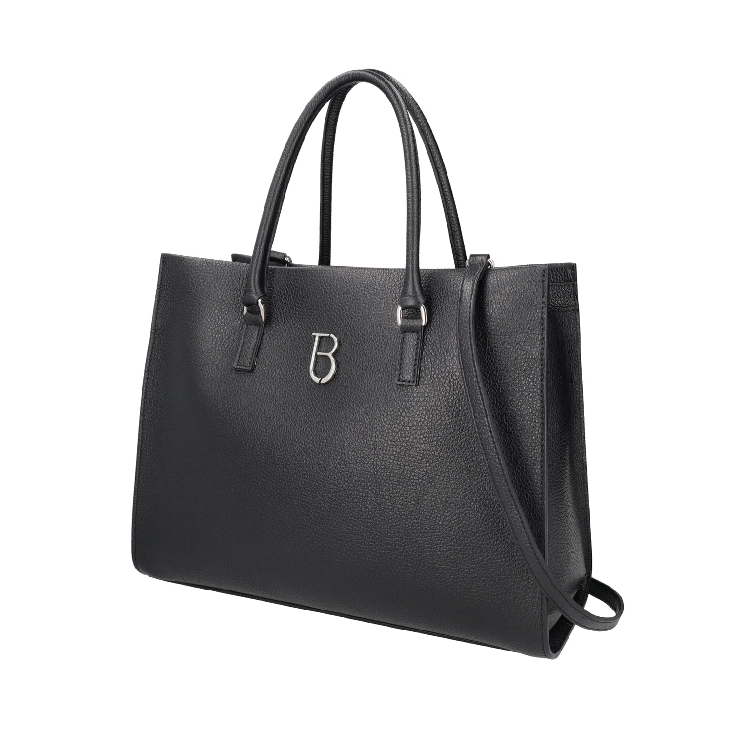 BLACK LIVIGNO HANDBAG WITH SHOULDER STRAP