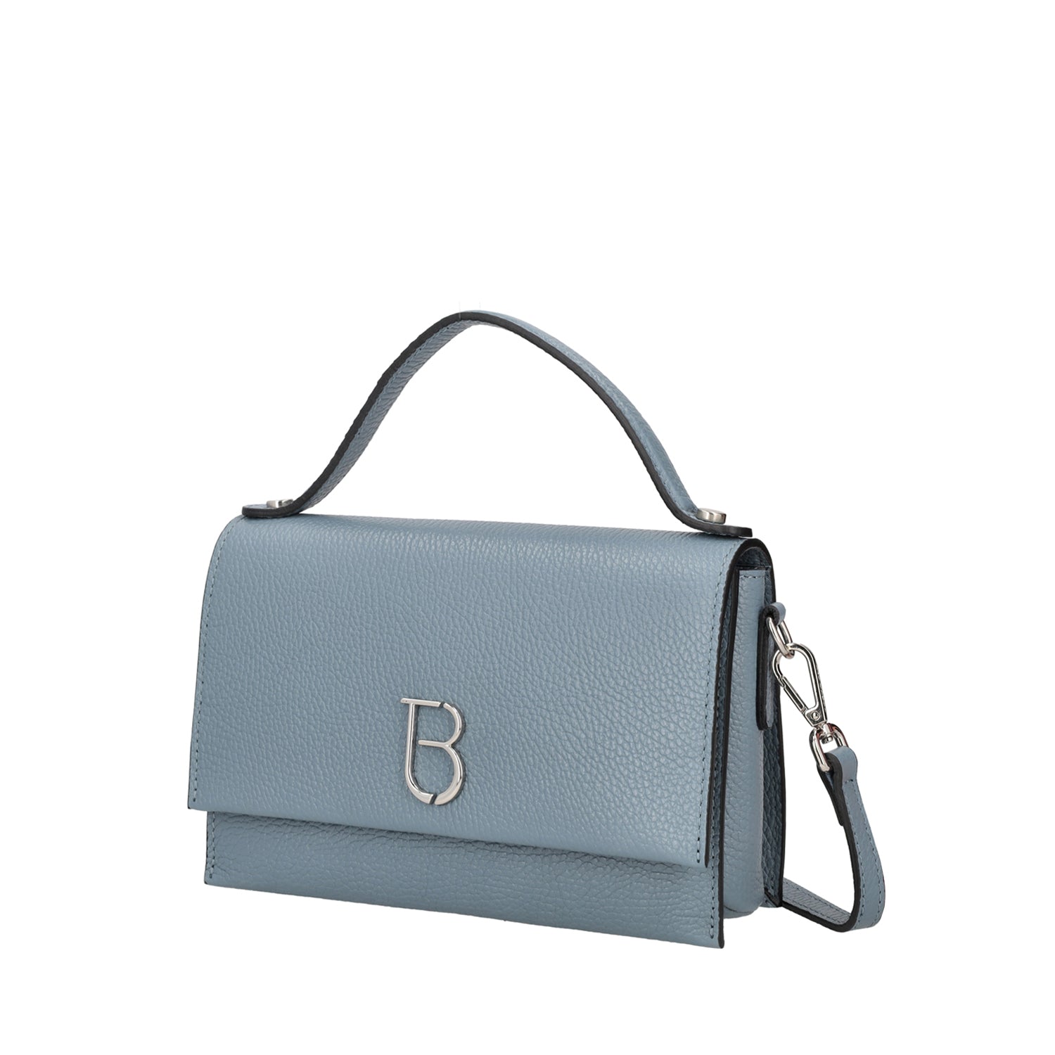 AVIATOR BLUE LIVIGNO HANDBAG WITH FLAP