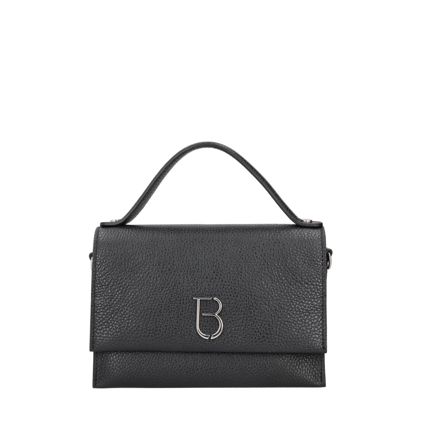 BLACK LIVIGNO HANDBAG WITH FLAP