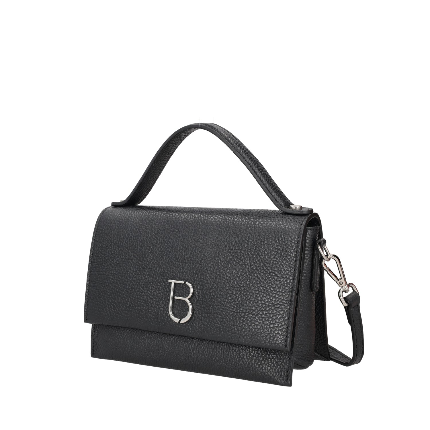 BLACK LIVIGNO HANDBAG WITH FLAP