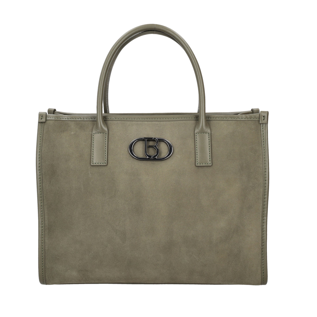 TOTE BAG MONTANA IN PELLE SCAMOSCIATA COLORE VERDE