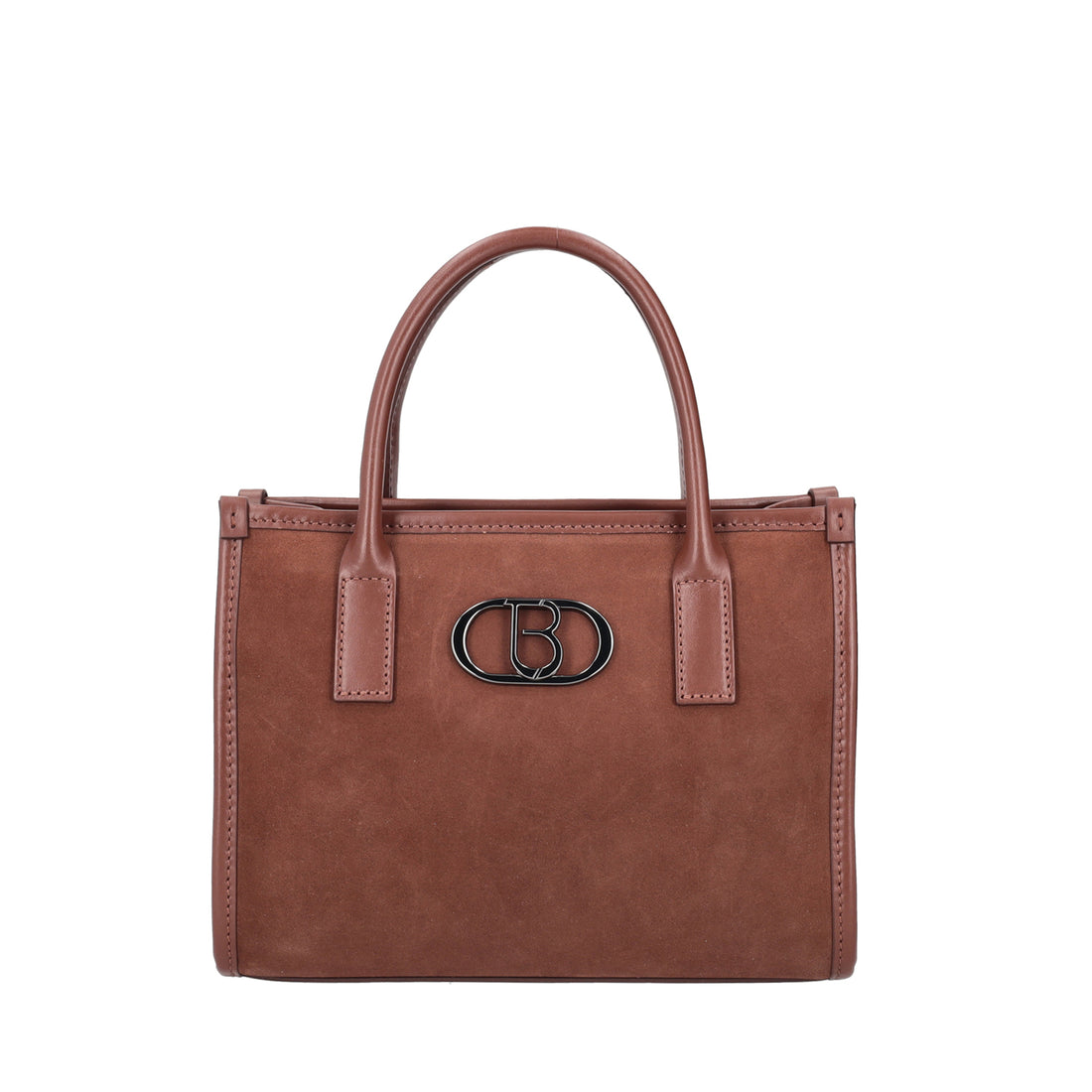 BROWN MONTANA MEDIUM TOTE IN SUEDE LEATHER