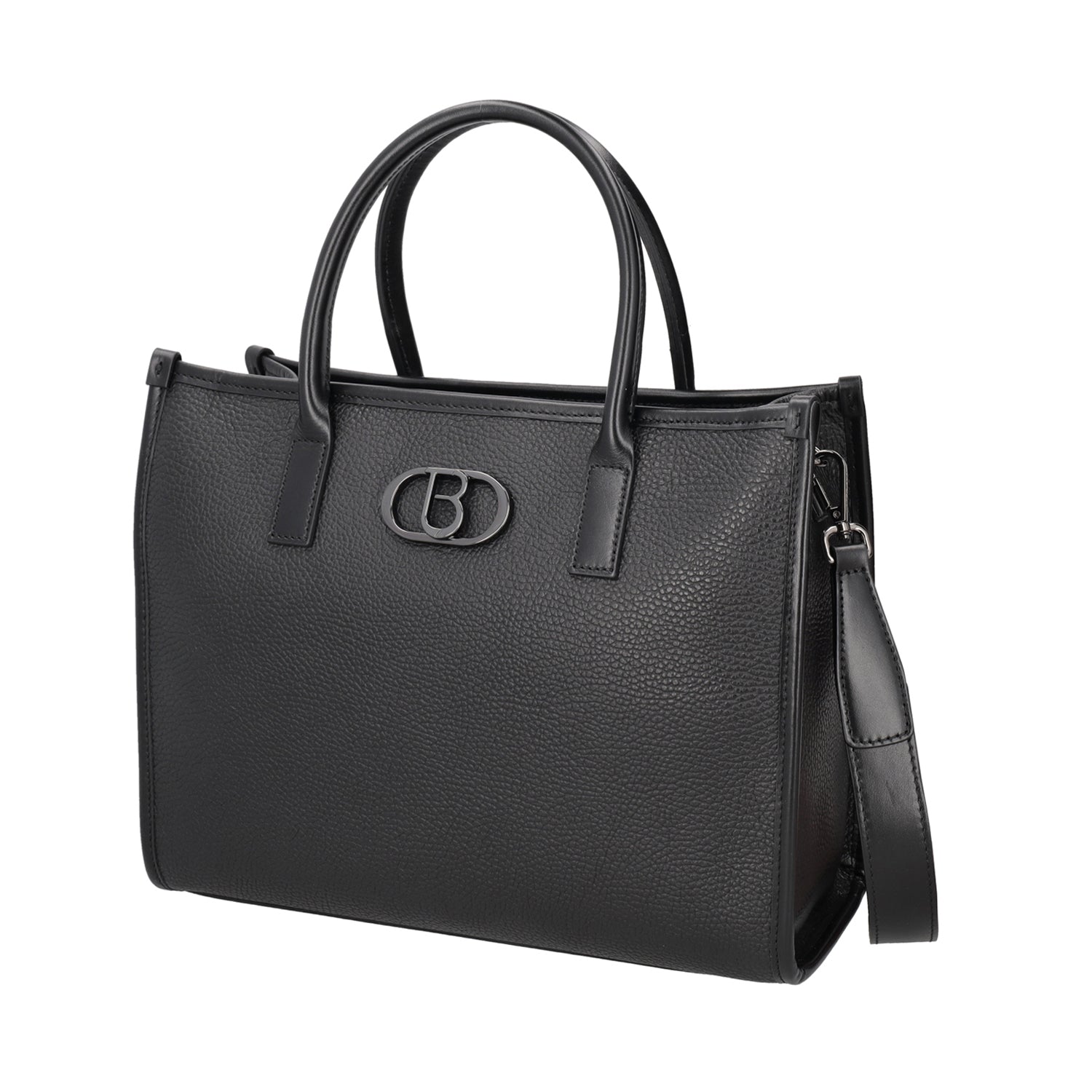 BLACK MONTANA TOTE WITH SHOULDER STRAP