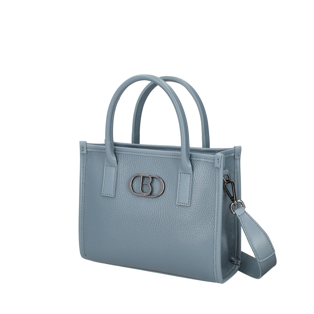 TOTE MEDIA MONTANA CON TRACOLLA COLORE BLU AVIO