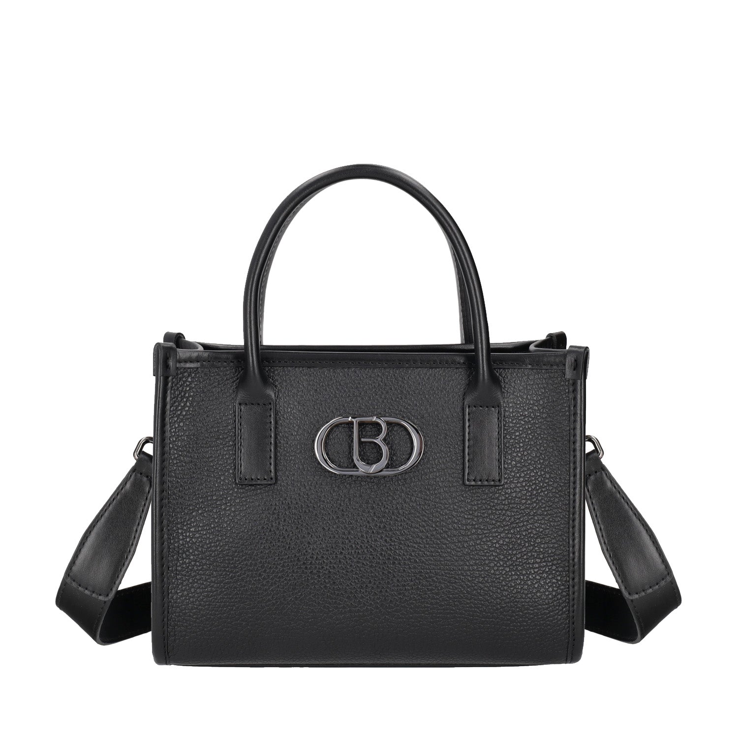 BLACK MEDIUM MONTANA TOTE WITH SHOULDER STRAP