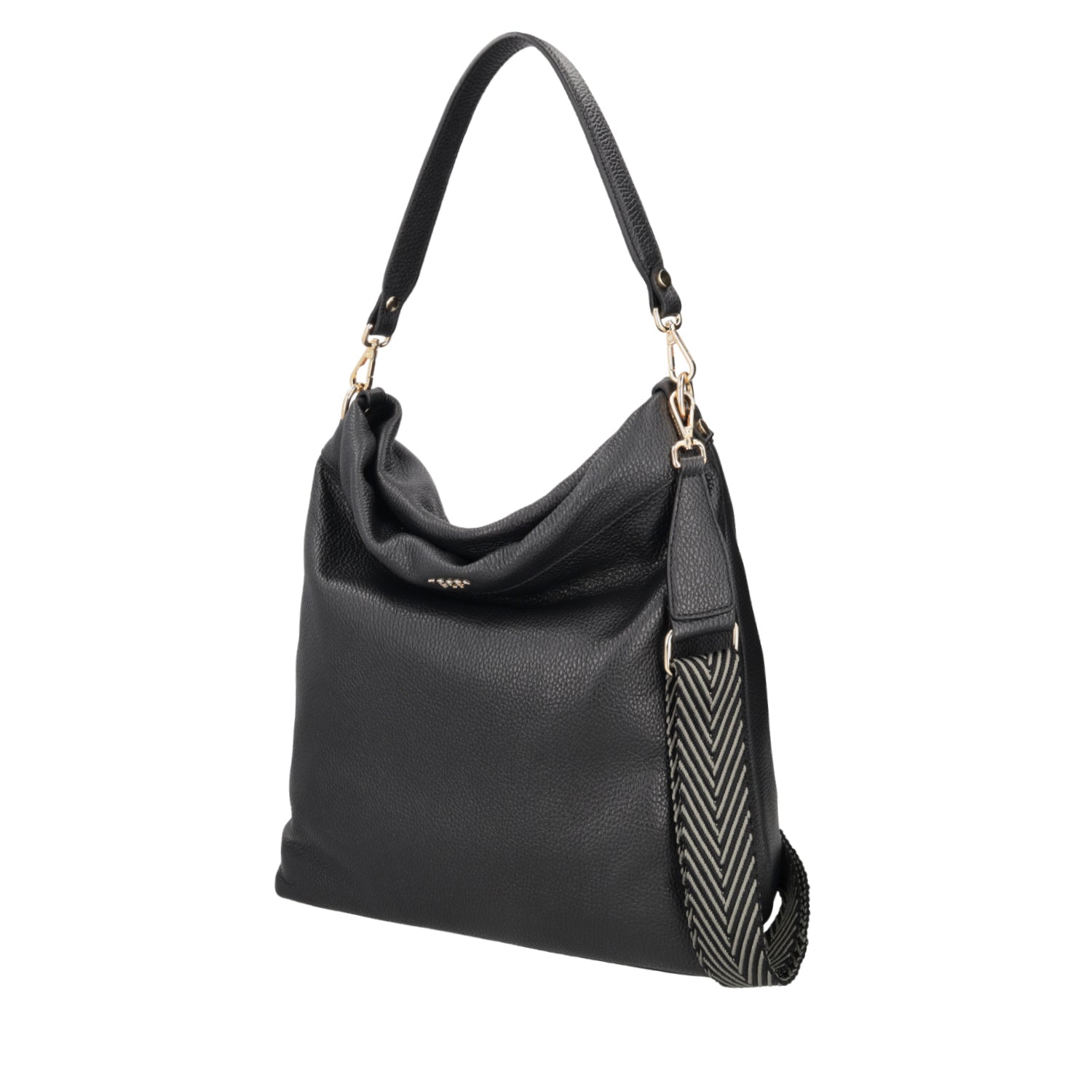 BLACK CORVARA SHOULDER BAG