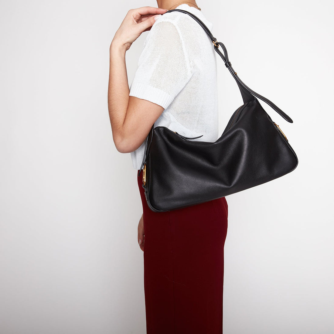 BLACK AURORA SHOULDER BAG