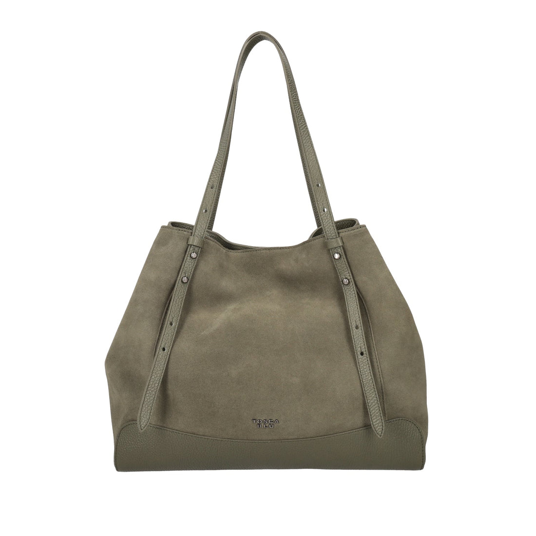 GREEN VERMONT SUEDE SHOULDER BAG