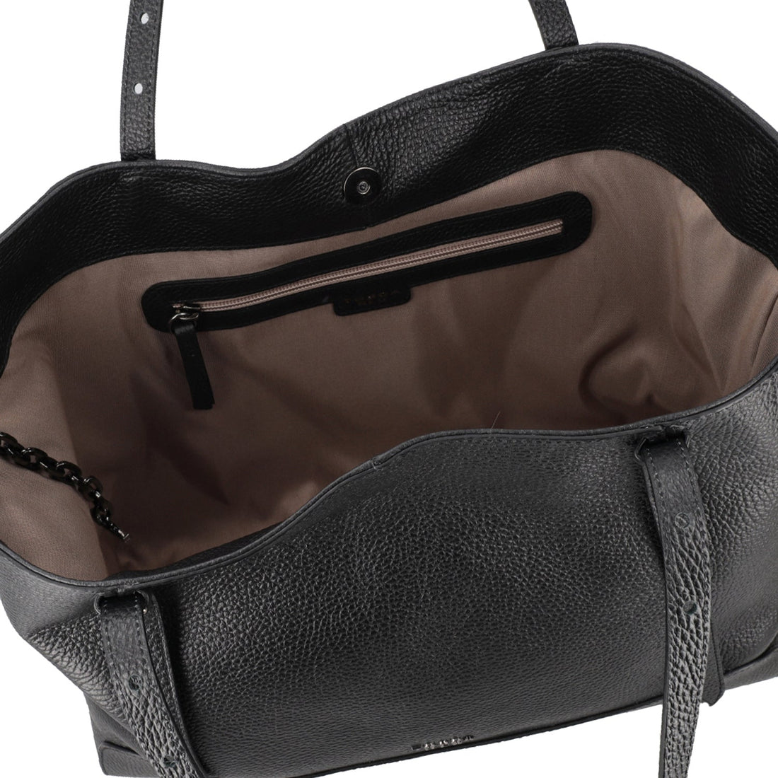 BORSA A SPALLA VERMONT IN PELLE COLORE NERO