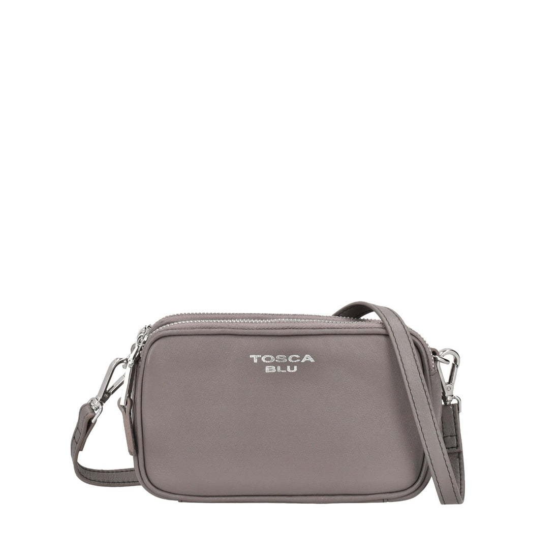 LIGHT GREY BASIC WALLETS CROSSBODY BAG