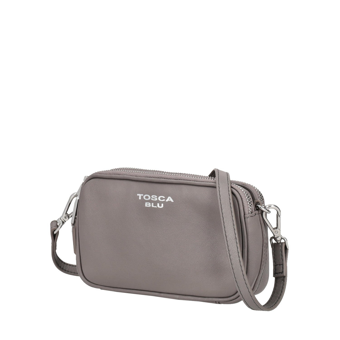 LIGHT GREY BASIC WALLETS CROSSBODY BAG