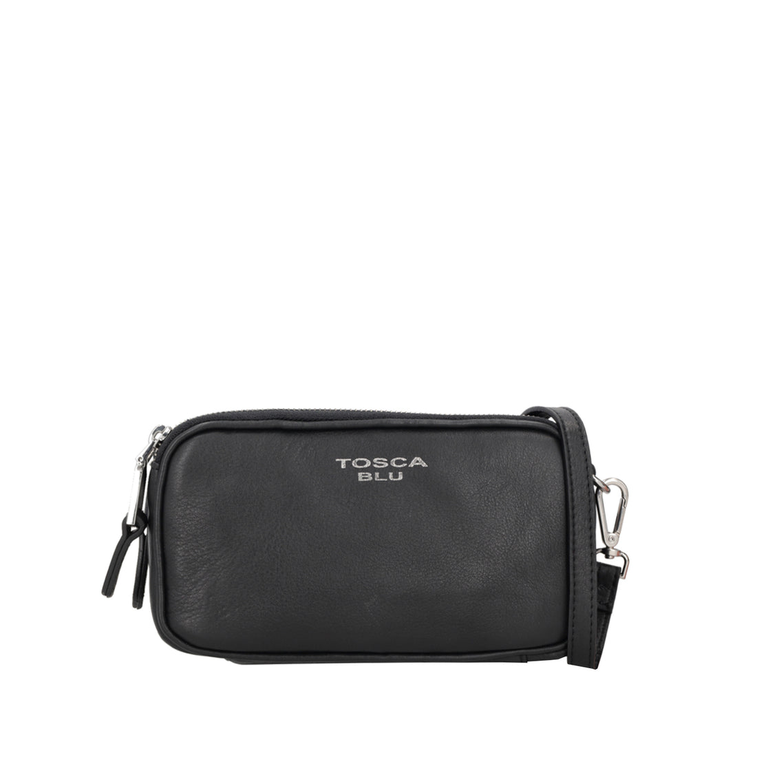 BLACK BASIC WALLETS CROSSBODY BAG