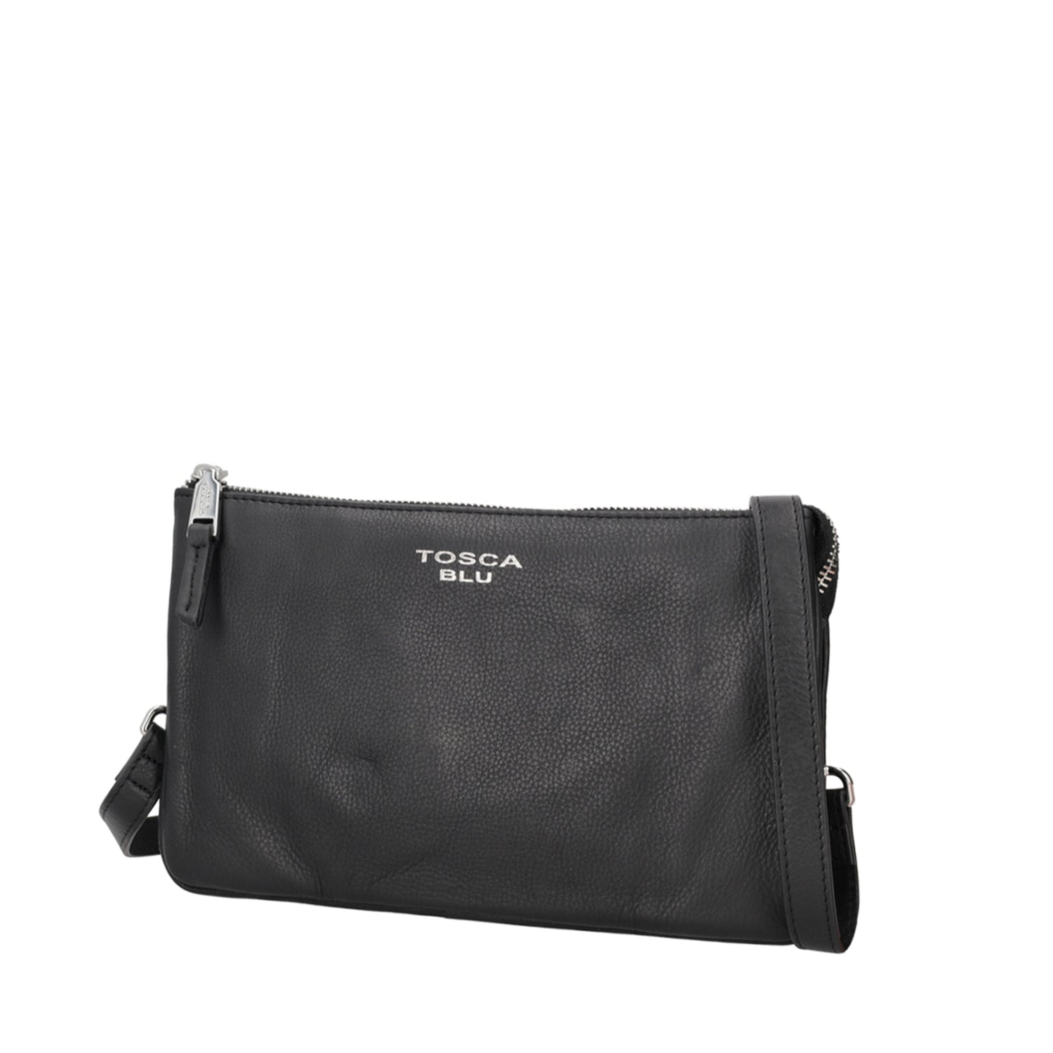 BLACK BASIC WALLETS MULTI POCKETS CROSSBODY BAG