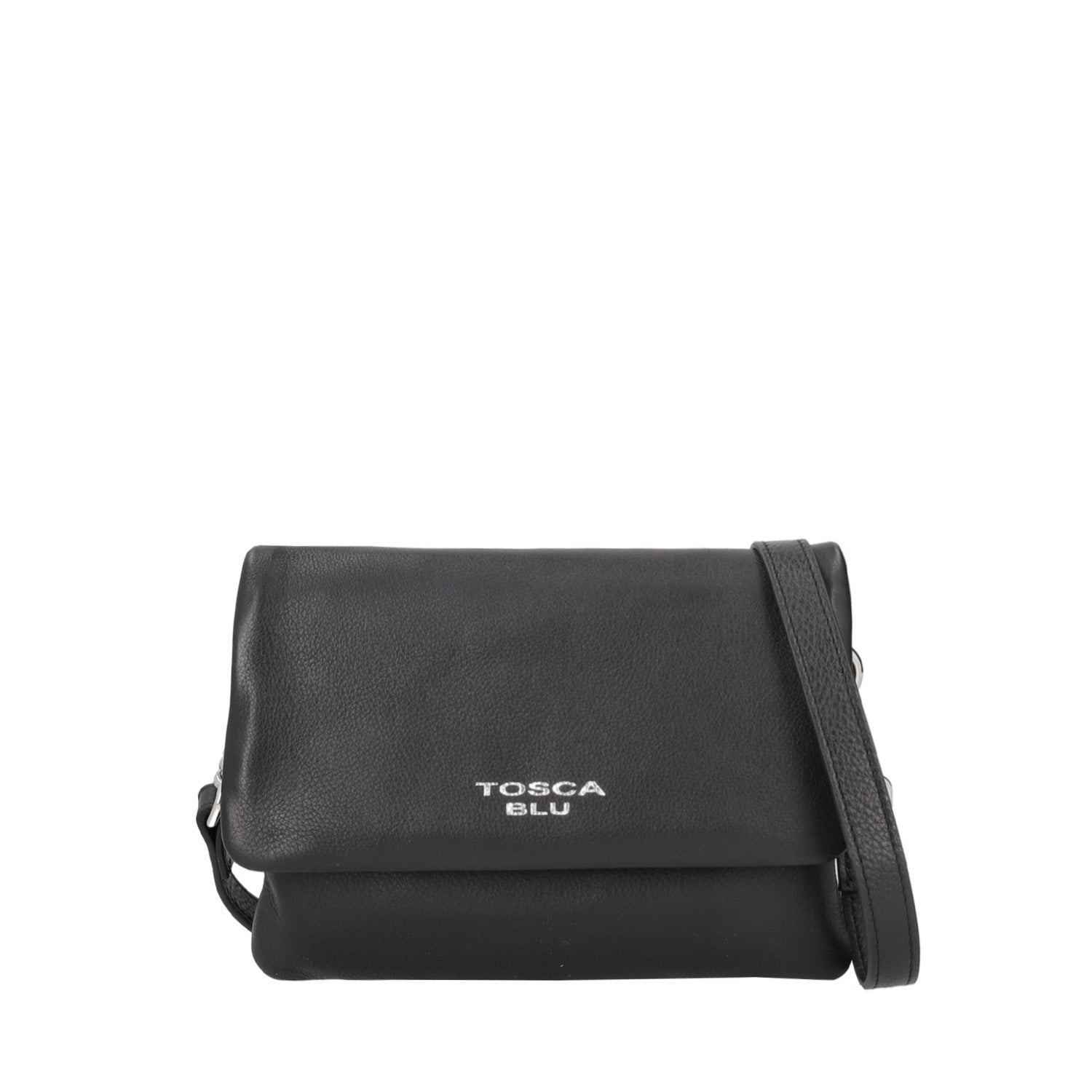 BLACK BASIC WALLETS CROSSBODY BAG WITH FLAP