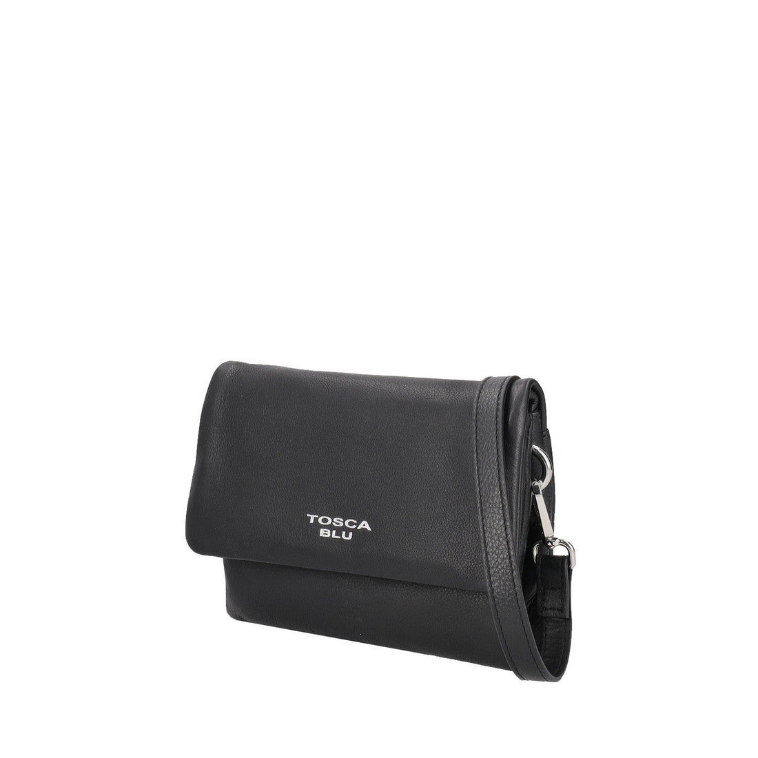 BLACK BASIC WALLETS CROSSBODY BAG WITH FLAP