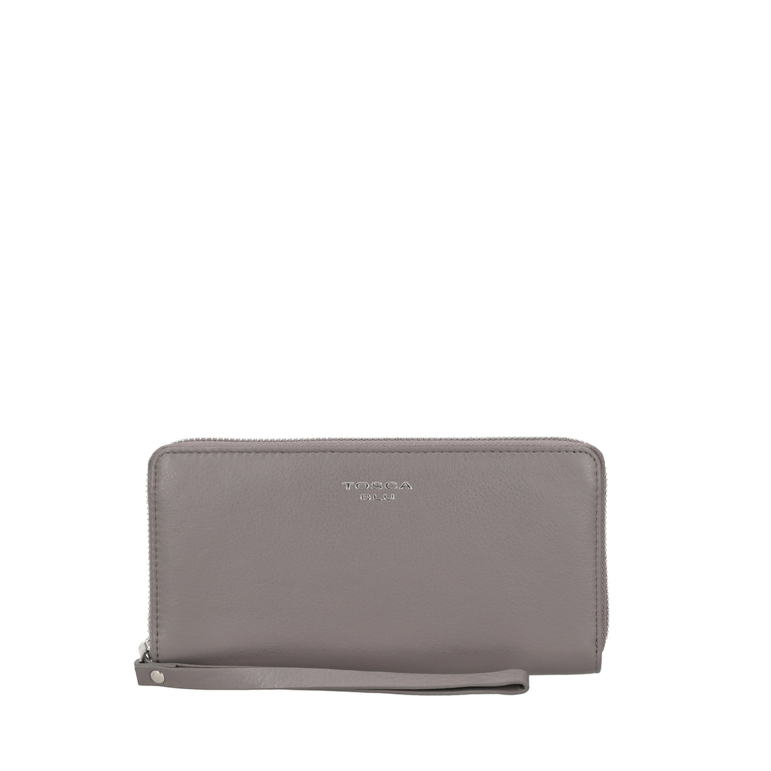 LIGHT GREY ZIP AROUND BASIC WALLETS