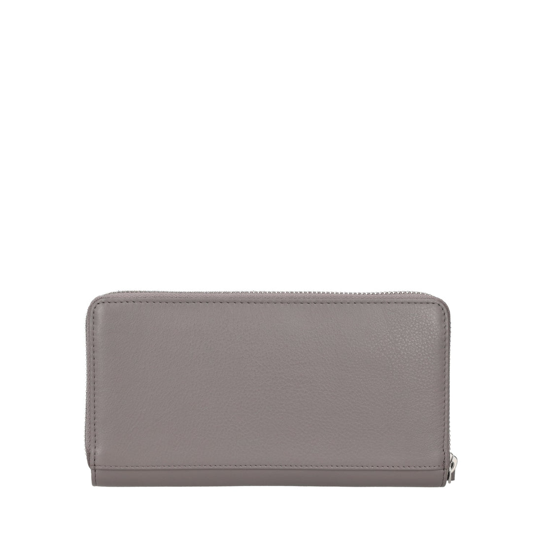 LIGHT GREY ZIP AROUND BASIC WALLETS