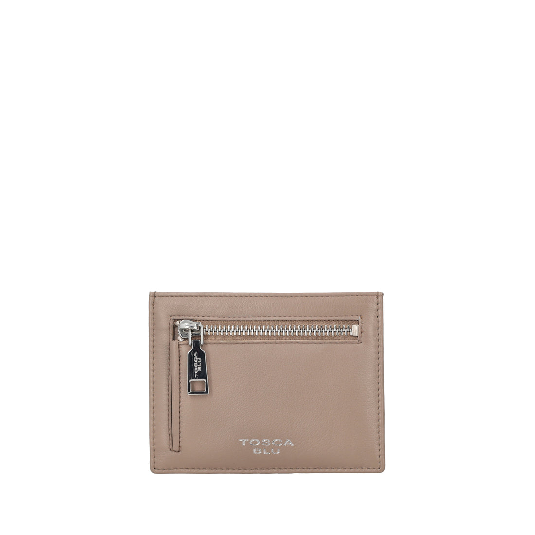 PORTATESSERE BASIC WALLETS IN PELLE COLORE FANGO